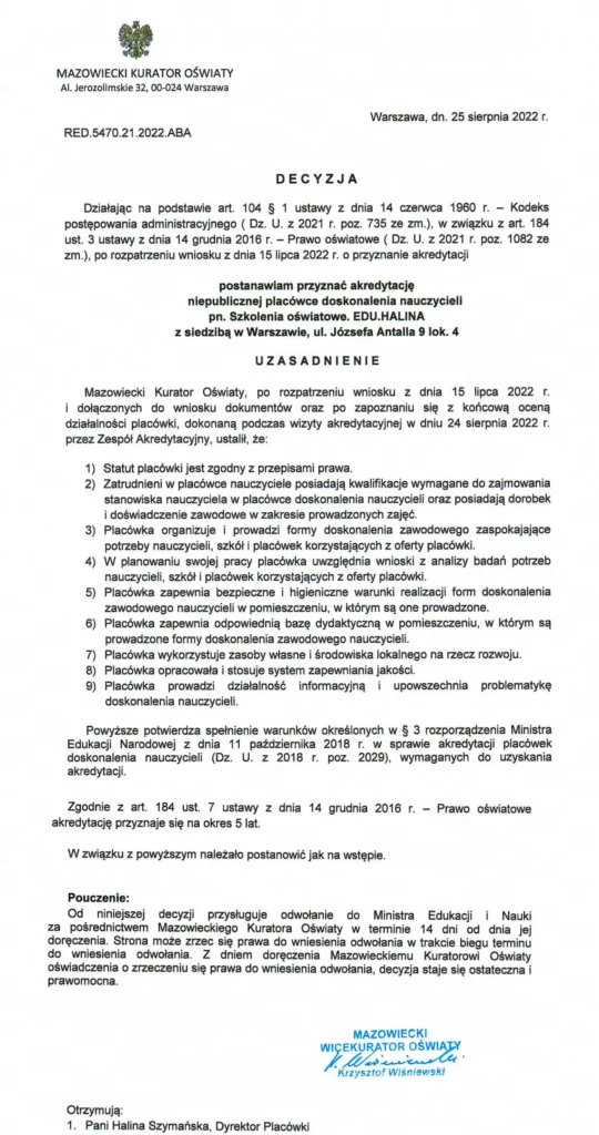 Akredytacja Akredytacja